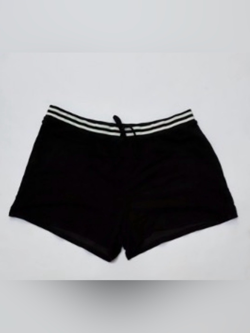 Tart Intimates Women’s Black Lounge Shorts Striped Waistband | Size: L